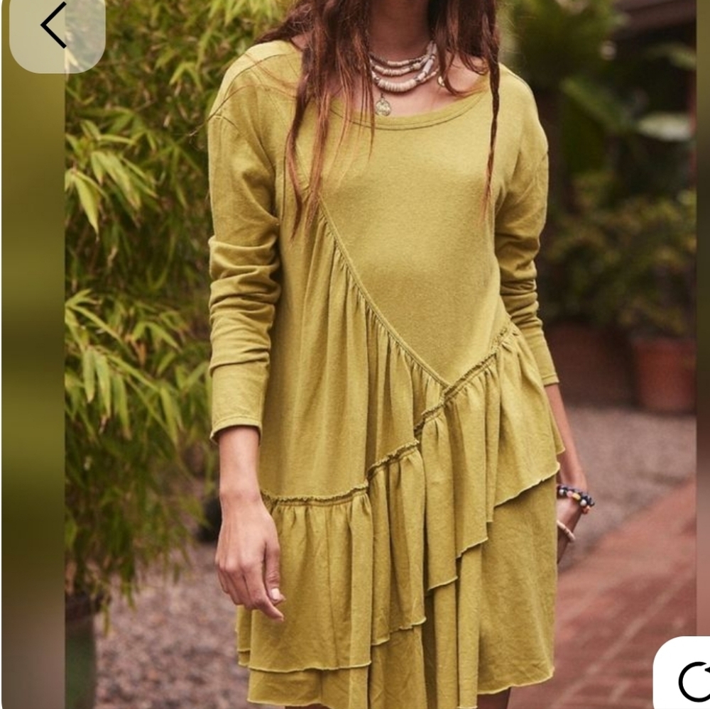 Free People Beach Sun Baby Tunic Mini Dress Womens Medium